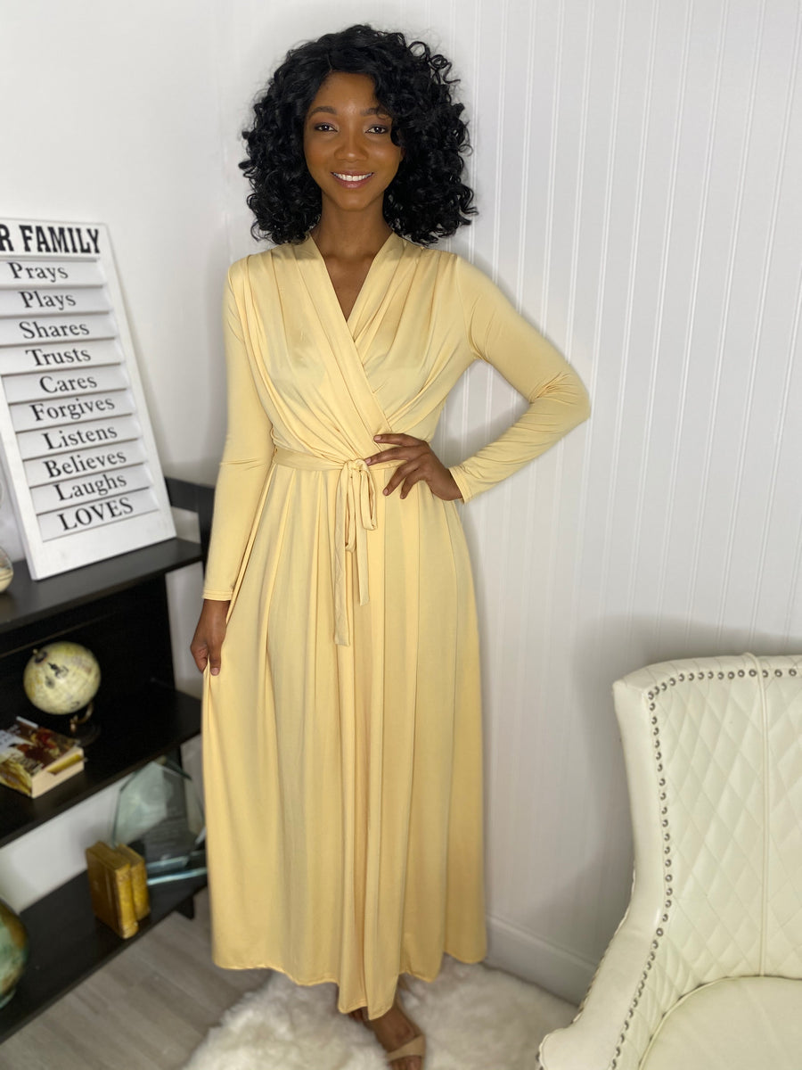 Cream Maxi Dress