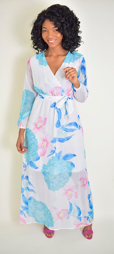 Shiffon beach Dress 1 - Modestapparels 