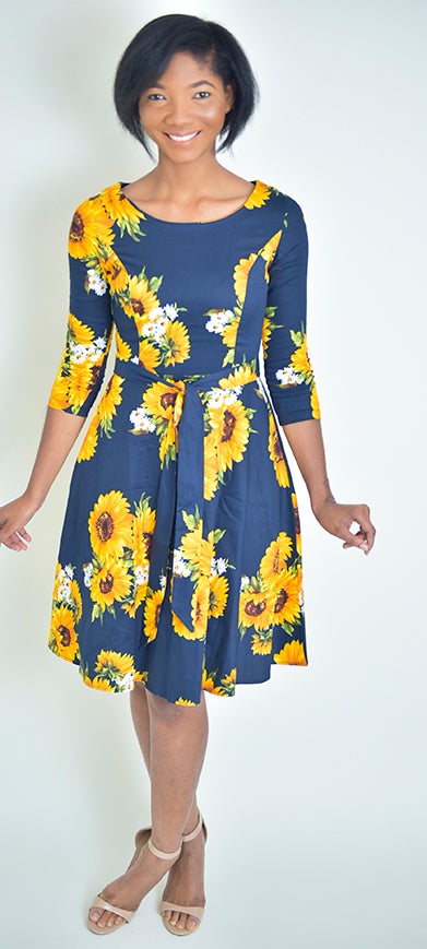 Lotus Dress - Modestapparels 