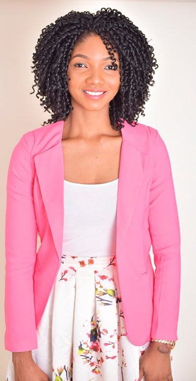 Pink Blazer - Modestapparels 